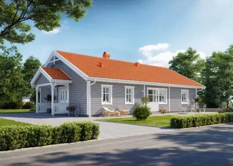 Prio 116 i traditionell stil grå