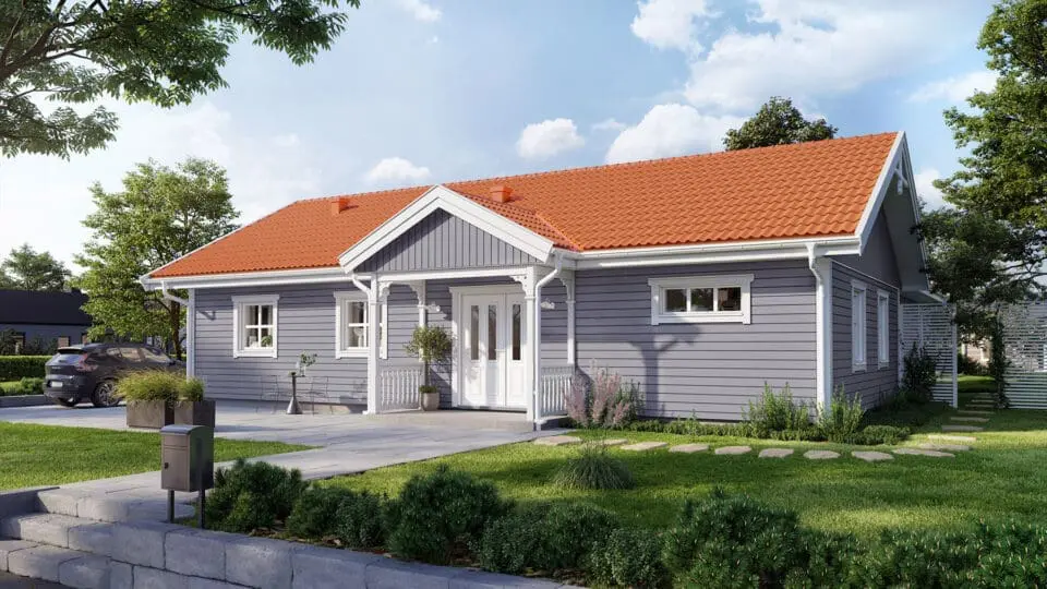 Prio 141 traditionell framsida grå