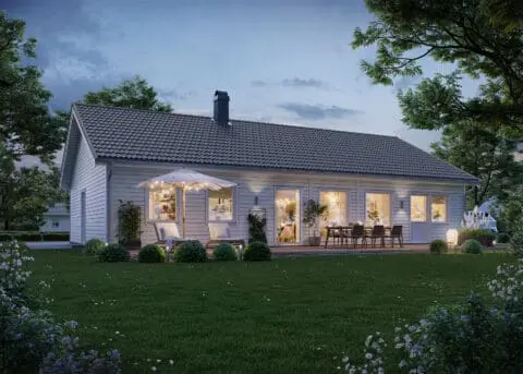 Prio 143 modern baksida vit