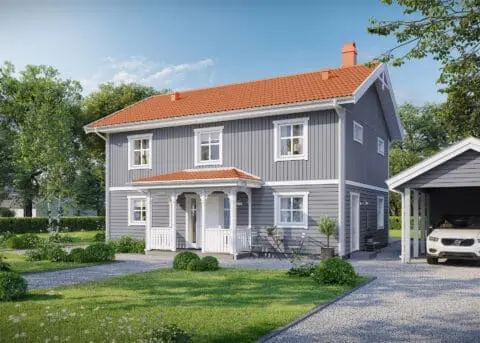 Prio 158 traditionell framsida grå