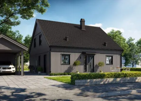 Prio 164 industriell framsida varmgrå