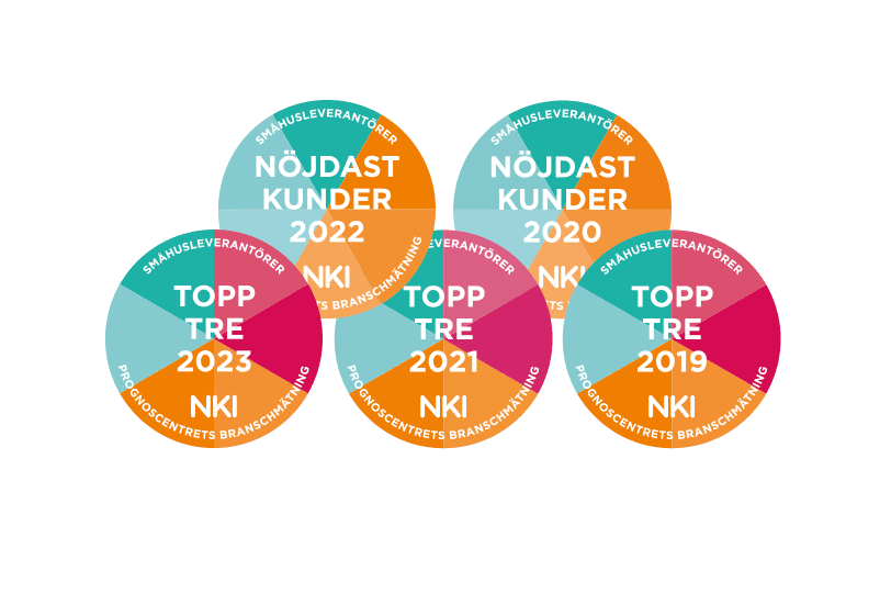 Nyckelfärdigt hus och nöjda kunder