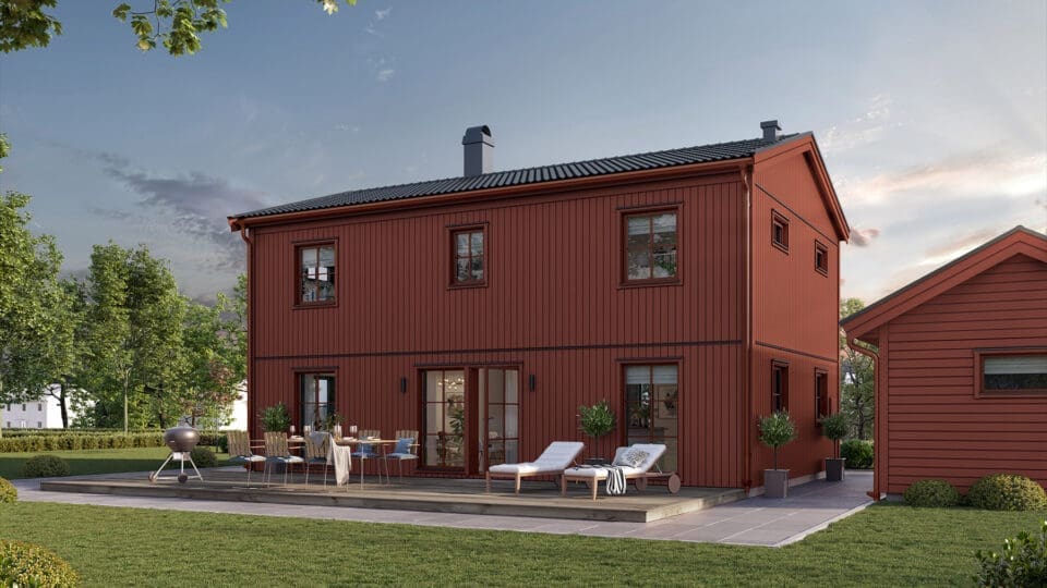 Prio 145 industriell baksida röd