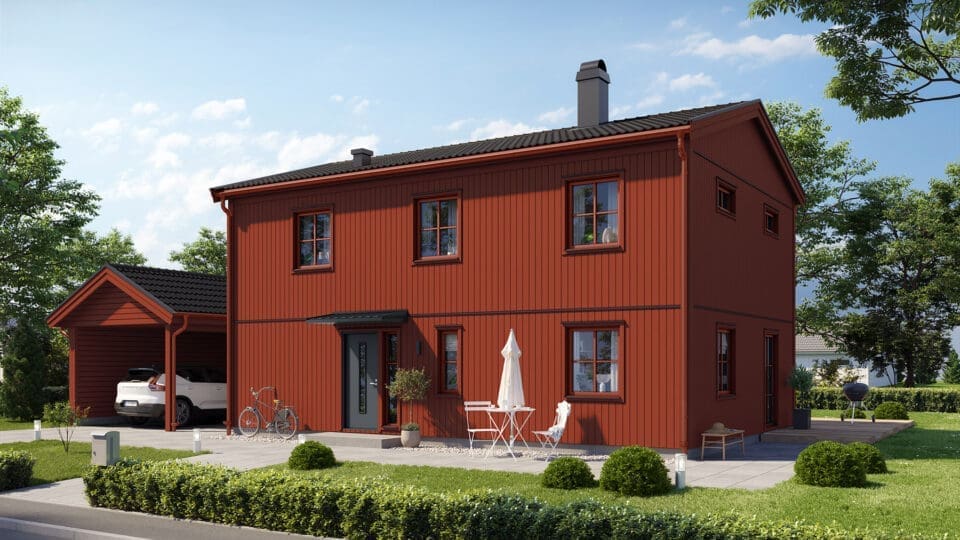 Prio 145 industriell framsida röd