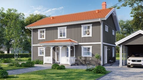 Prio 158 traditionell framsida varmgrå