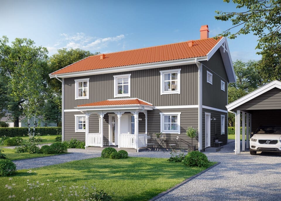 Prio 158 traditionell framsida varmgrå