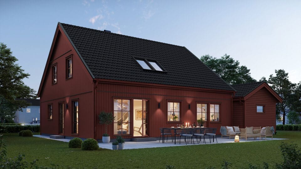 Prio 164 industriell baksida röd