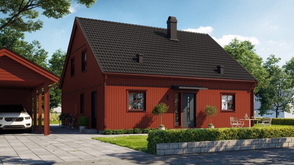 Prio 164 industriell framsida röd