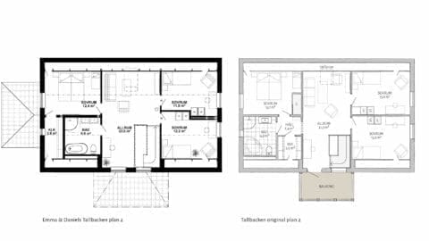 Grundriss Haus Tallbacken | Eksjöhus